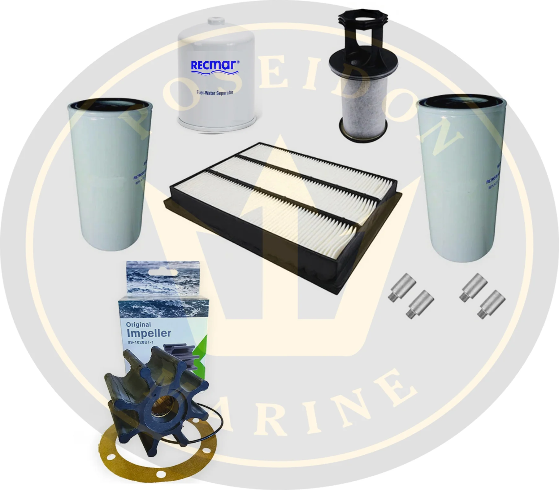 PoseidonMarine® Service kit Volvo Penta D4 3582732 24215091 21702999 21951356 23746227 - Image 4